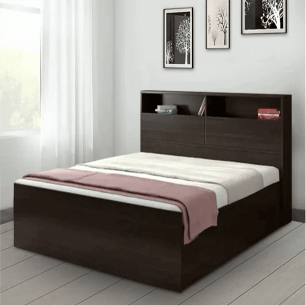 Denver Wooden Glossy Finish Bed