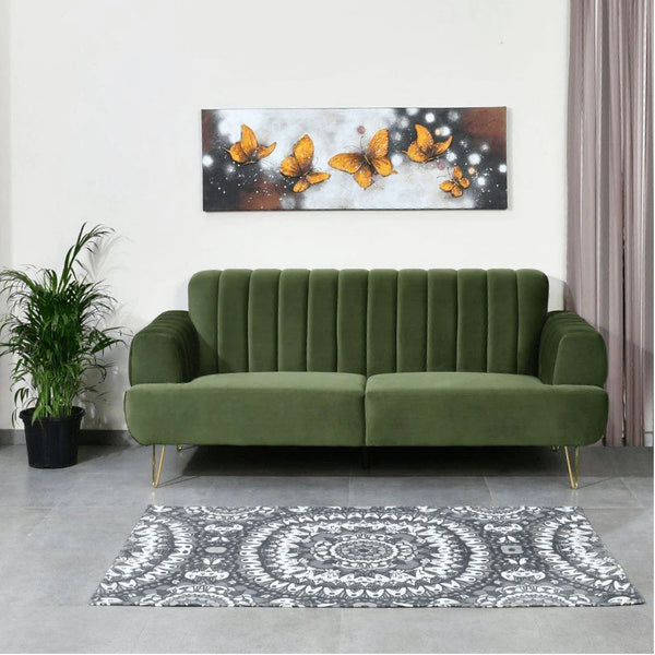 Pinjaur Sofa Set In Green Color