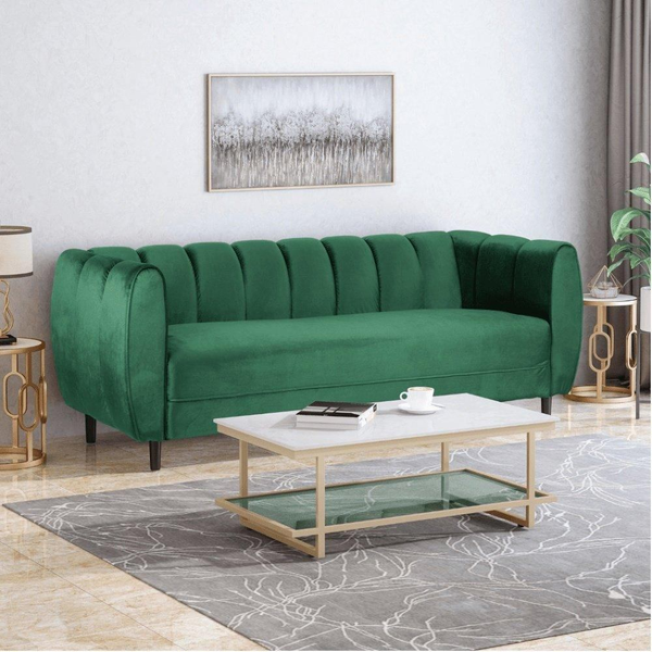 Bobran Modern sofa in velvet