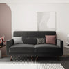 Veluvia Loveseat with Tufted Back