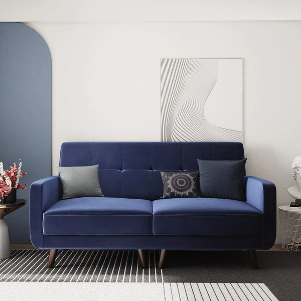 Veluvia Loveseat with Tufted Back