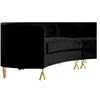 Jackson Luxury Upholstered Curved Sofa