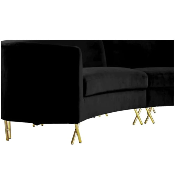Jackson Luxury Upholstered Curved Sofa