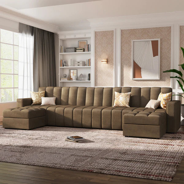 Honbay Chestered Tufted Modular Sofa
