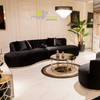 Curved Luxury Chesterfield Vintage Sofa