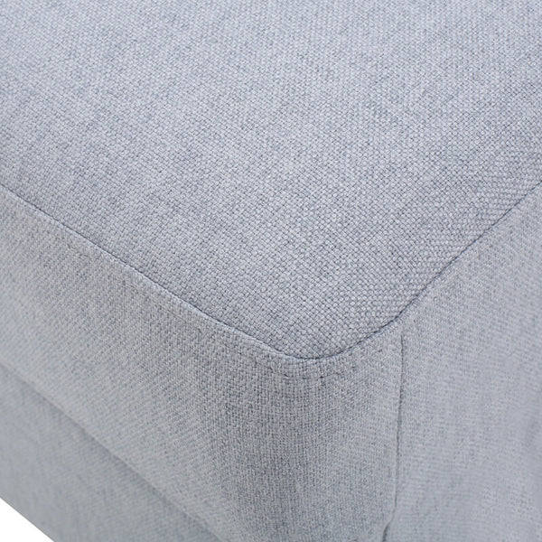 Piece Dark Grey Fabric Sectional Couch