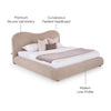 The CloudWave Bed Uphostery Bed