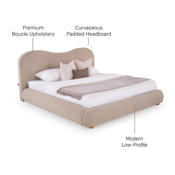 The CloudWave Bed Uphostery Bed