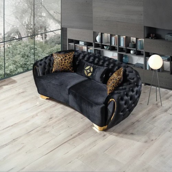 NovaModern Luxury Chesterfield Designer Sofa Set