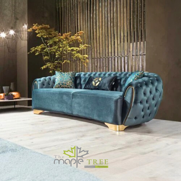 NovaModern Luxury Chesterfield Designer Sofa Set
