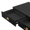 Black and Gold console Table