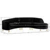 Jackson Luxury Upholstered Curved Sofa