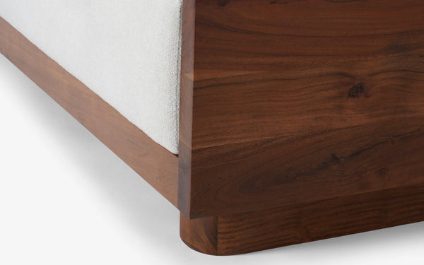 Rafel Wood Plated Sofa Couch