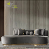 Curved Luxury Chesterfield Vintage Sofa