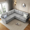 WindsorFauxSectional Sofa Couch