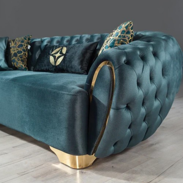 NovaModern Luxury Chesterfield Designer Sofa Set