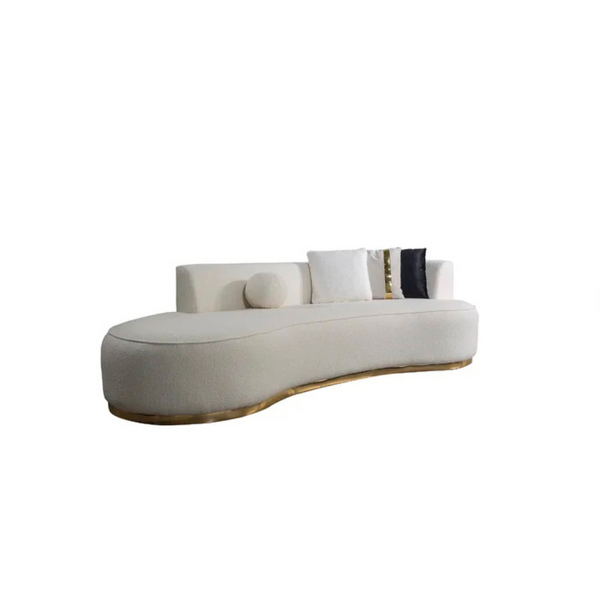 Curved Luxury Chesterfield Vintage Sofa