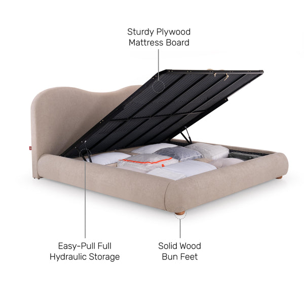 The CloudWave Bed Uphostery Bed