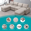 Modular Tufted Lounge Couch Set