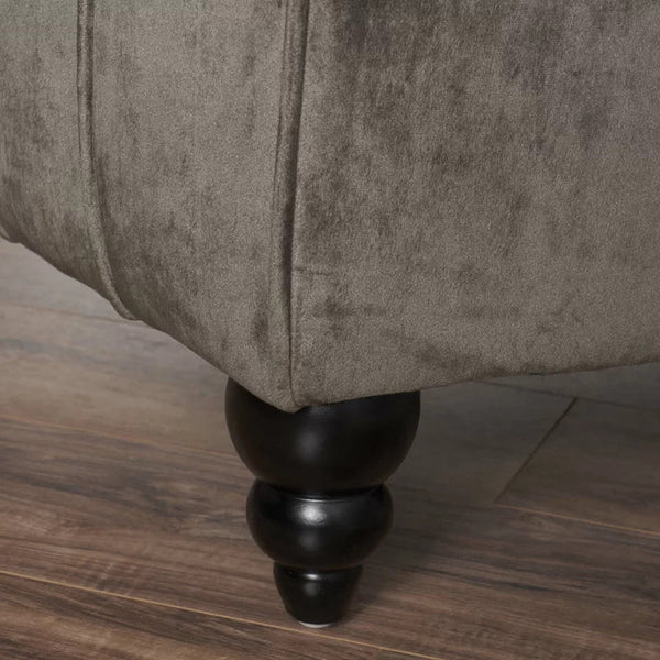 Andrews Tufted Armless Chaise Lounge Chair