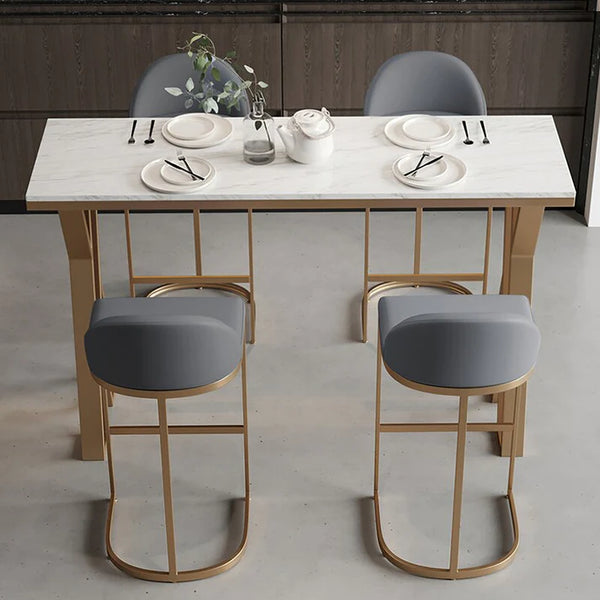 Bar Height 4 Seater Breakfast Table, Dining Set
