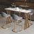 Bar Height 4 Seater Breakfast Table, Dining Set