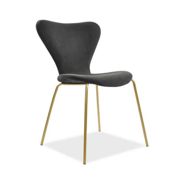 Metal 4 - Blue Golden PlatedDining Set