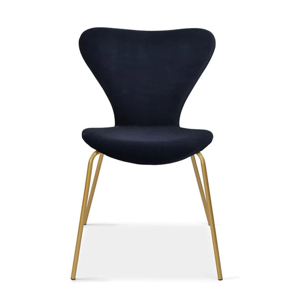 Metal 4 - Blue Golden PlatedDining Set