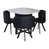 Square Dining Table with 4 Chairs