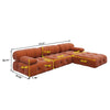 Nordic l shape Sectional sofa Modular