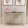 Posh Metal console Marble top