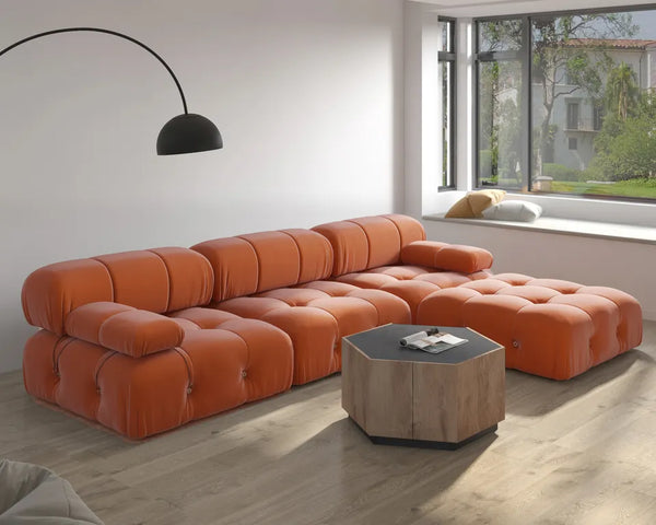 Nordic l shape Sectional sofa Modular