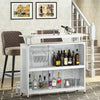 Wine and Liquor Bar Storage Display Cabinet Cart (401)