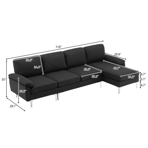 Hearth modern Sectional Sofa