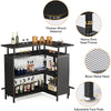 Wine and Liquor Bar Storage Display Cabinet Cart (401)