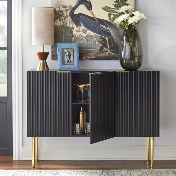 Strips Luxury Console-Table In PU Polish