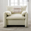 Modern Chenille Oversized Armchair Accent Chair Single