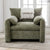 Modern Chenille Oversized Armchair Accent Chair Single