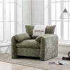 Modern Chenille Oversized Armchair Accent Chair Single