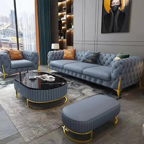 Aline Jazeere family Sofa set in leatherette
