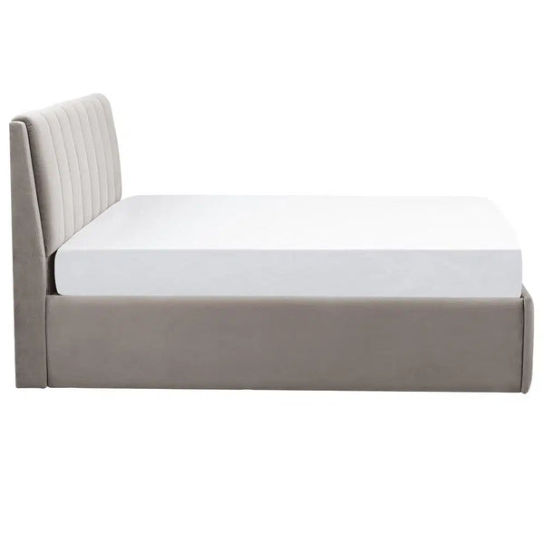 AnthoSolid Wood Upholstered Bed