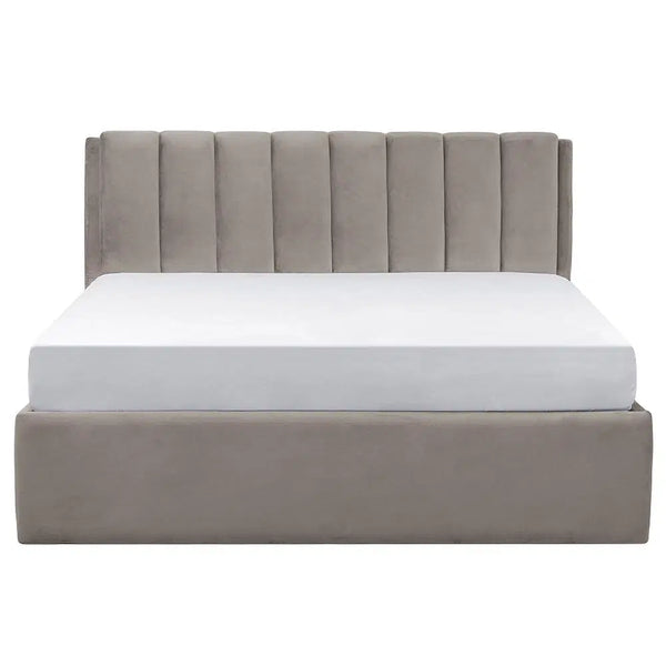 AnthoSolid Wood Upholstered Bed