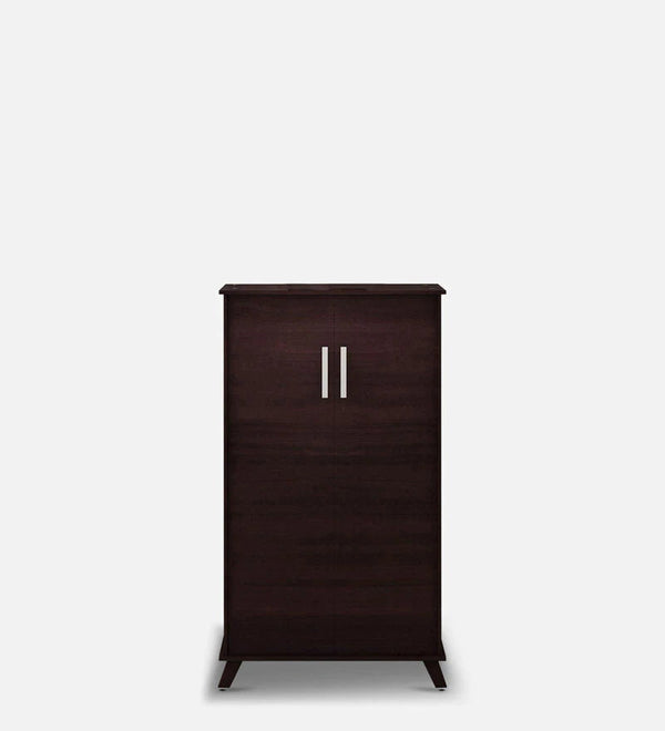 Hexa-2Door-shoe Cabinet-in-Columbia Walnut Finish