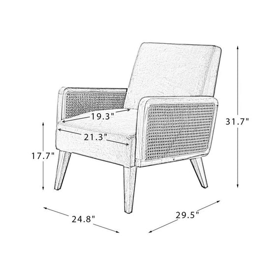Wicker Rattan Armchair