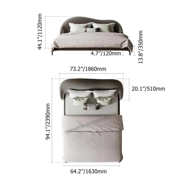 Skyline Bliss Upholstered Bed