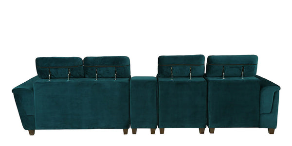 Impero Leatherette Sectional Sofa
