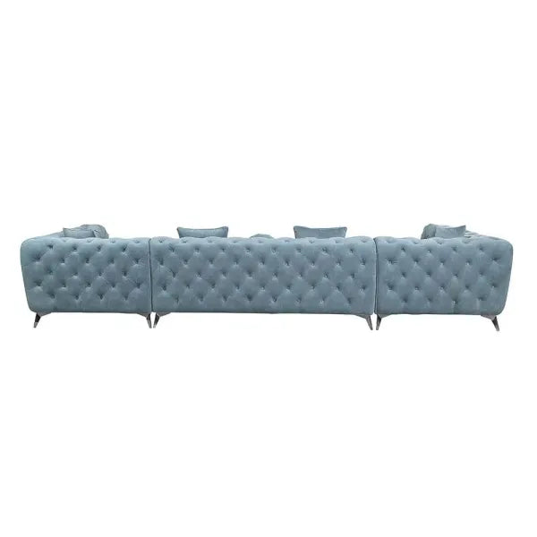 Atronia Teal Sectional Sofa