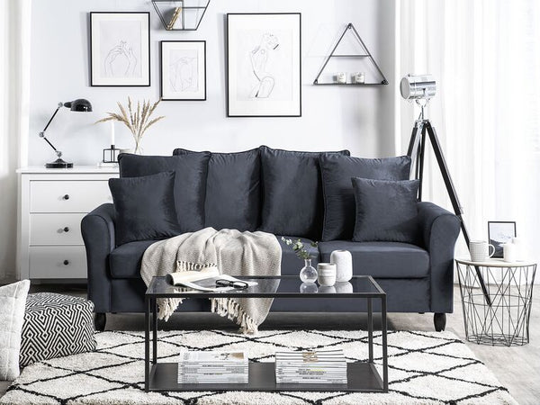 Velvet Beyonce Contemporaryr Sofa