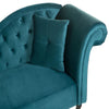 Rolly Chesterfield Lounger in Suede