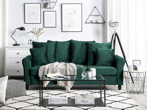Velvet Beyonce Contemporaryr Sofa